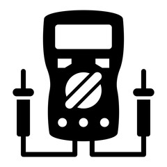   Multimeter glyph icon