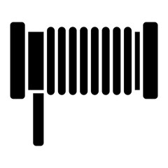   Wire Reel glyph icon
