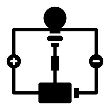   Electrical Circuit glyph icon