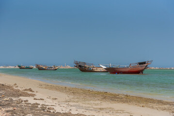 Obraz premium Oman images from various cities old buildings landscapes villages seashore sea turtles hatching point and crabs coming out of the water