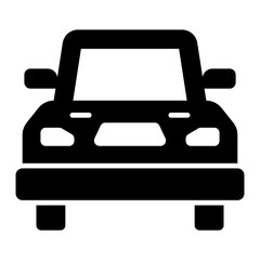   Car glyph icon