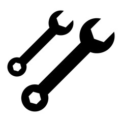   Spanner glyph icon