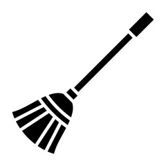   Broom glyph icon