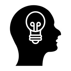   Millennial Minds glyph icon