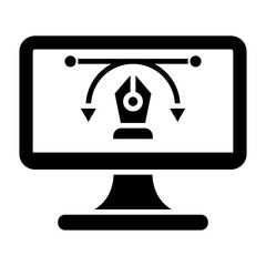   Millennial Creative glyph icon