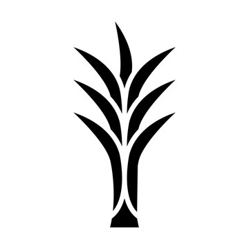   Wheatgrass glyph icon