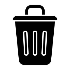   Recycling Bin glyph icon