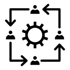   Connection glyph icon
