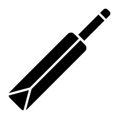 Cricket Bat glyph icon