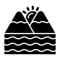 Daylight Bliss glyph icon