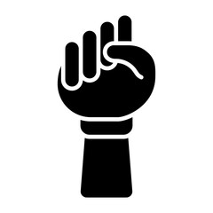 Uplifted Spirits glyph icon