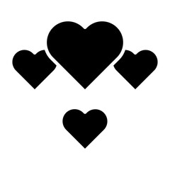 heart glyph icon