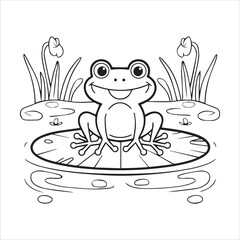 Tree frog art Stock Vector  Icons and Graphics