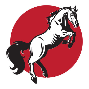 horse animal icon symbol illustration
