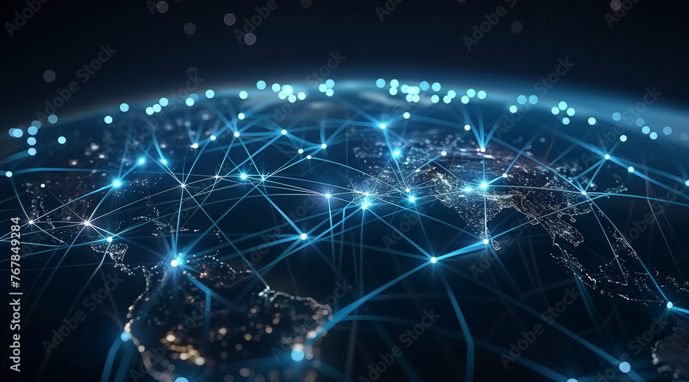 Poster high-speed internet: 5g wireless network and cloud computing technology