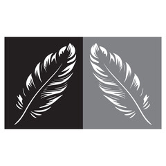 vectors icon feather symbol illustration
