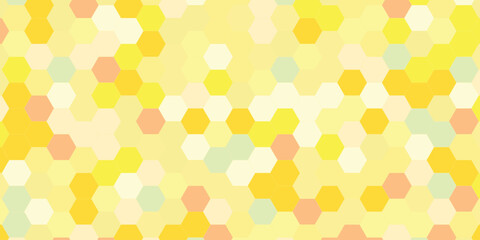 Fototapeta na wymiar Colorful hexagon pattern. Abstract hexagonal shapes. Seamless pattern with background. Hexagon colorful mosaic.