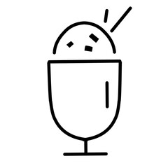 set of ice cream icons