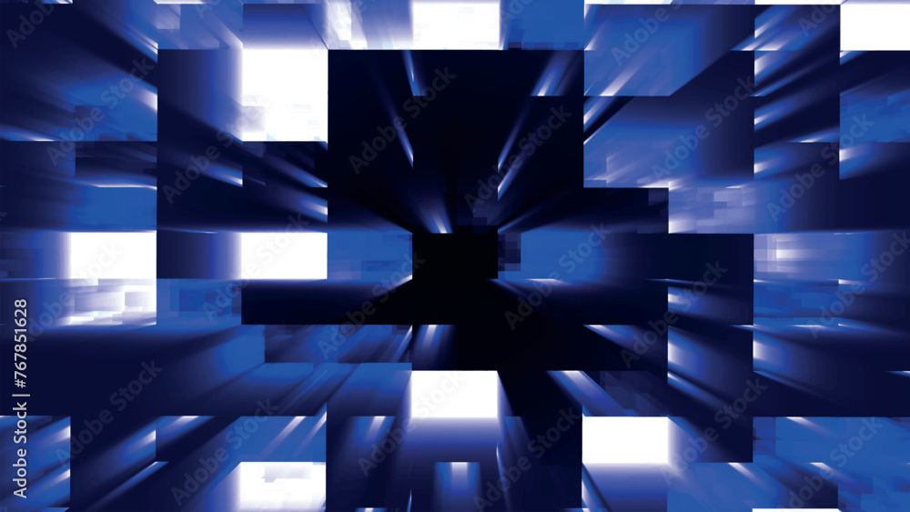 Poster abstract pattern, seamless mosaic background. abstract technology background consisting of glowing b