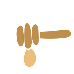 icon ice cream and piece of cake vector