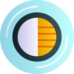 Fototapeta premium Contrast Icon