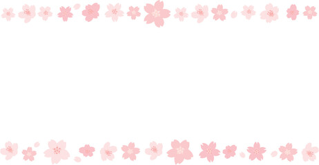 かわいい桜のフレーム