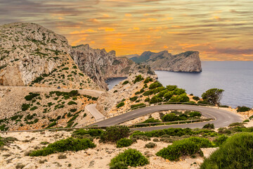 amazing landscape of Formentor, Mallorca in Spain - 767860020