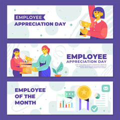 Employee Appreciation Day blue banner