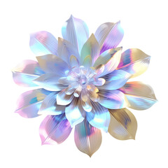 Holographic Flowers Clip art