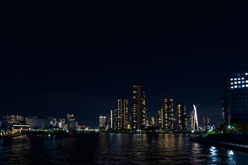 Obraz premium 隅田川夜景