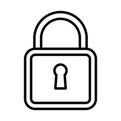 Lock line icon