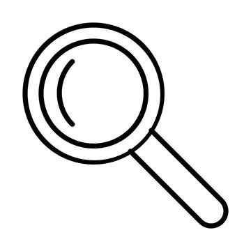recommend clip art: Search line icon