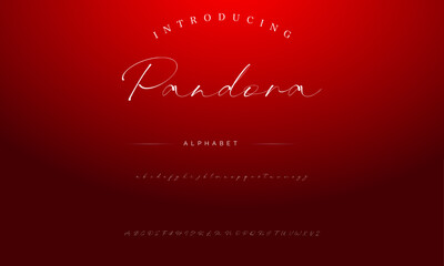 signature Font Calligraphy Logotype Script Brush Font Type Font lettering handwritten