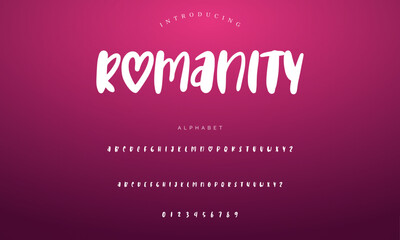 signature Font Calligraphy Logotype Script Brush Font Type Font lettering handwritten