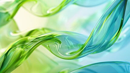 Blue and green abstract background