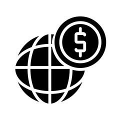 Global glyph icon