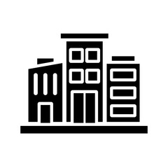 Office Building glyph icon
