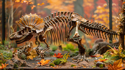 Fototapeta premium discovery of intact dinosaur fossils
