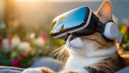 Whiskers in the VR Realm: Feline Adventures