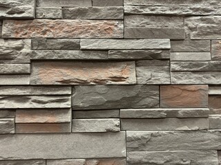 Brick pattern design on wall