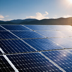 solar panels on a roof

