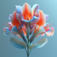 Abstract background of macro flower beauty in pastel colors.	
