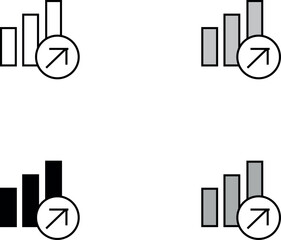 illustration of a set of icons for web