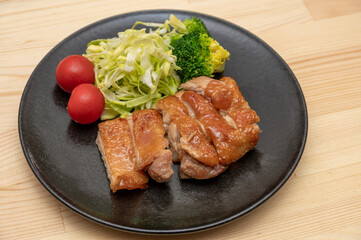 鶏もも肉の照り焼き