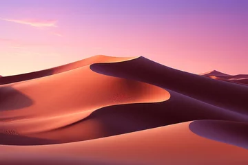 Foto auf Acrylglas Empty quarter desert dunes. © hugo