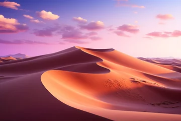 Gordijnen Empty quarter desert dunes. © hugo
