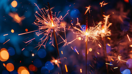 Obraz premium 4th USA happy background 