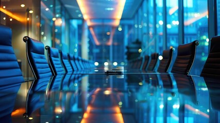 Business professionals are having a discussion about digital rights management in a modern boardroom, emphasizing the importance of protecting content online and ensuring secure