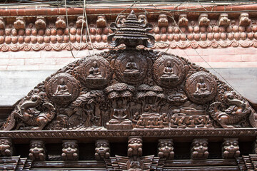 Kathmandu, Nepal- April 01,2022 : The Pashupatinath Temple is a Hindu temple located on the Bagmati River in Kathmandu, Nepal.