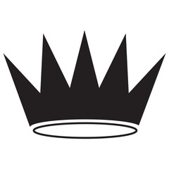 Crown king mega icon. vector illustration.